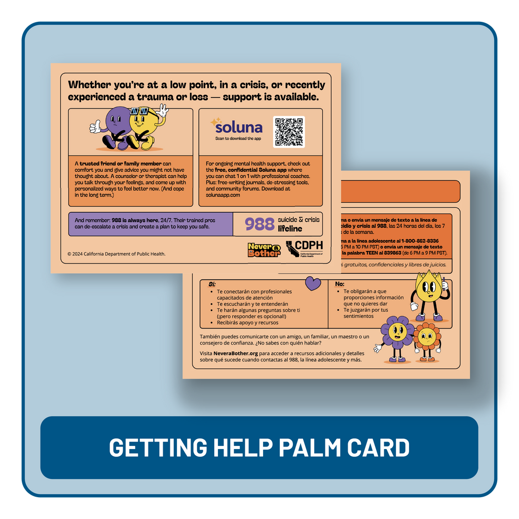 A free outreach toolkit to share Never a Bother suicide prevention messaging.