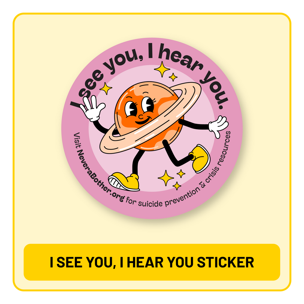 A free outreach toolkit to share Never a Bother suicide prevention messaging.